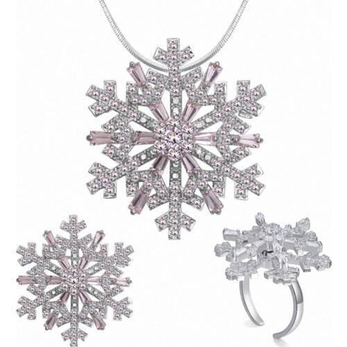 TRACYSWING Element Brand 1 Colors Real AAA Zirconia Micro Inlays Crystal Jewelry sets for women Fashion New Sale Hot Th-131099