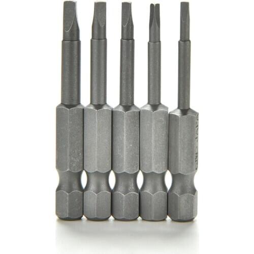 Electric screwdriver head 5pcs S2 Alloy Steel Triangular Screw Bits Magnetic Screwdriver Bit Anti Slip Triangle Screw Head