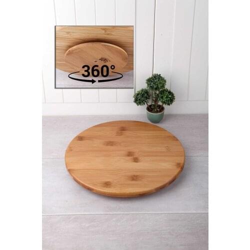 Bamboo Rotating Standing Lux 29 Cm Presentation serving dishes