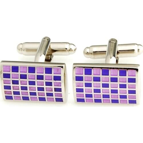 YH-980B Fashion Best Selling Multicolor Enamel Cufflinks- Factory Wholesale