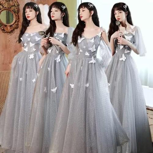 Bridesmaids Dresses Illusion Short Strapless Off The Shoulder Embroidery Pleat Lace Tulle Vintage Women Wedding Party Gown E595