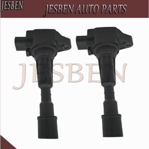 2PCS/LOT ZJ20-18-100A ZJ20-18-100 Ignition Coil fits For Mazda 2 DE DH 3 BL BK 1.3L 1.4 1.5L 1.6L 2.0L 2003-2015 NO# ZJ2018100A