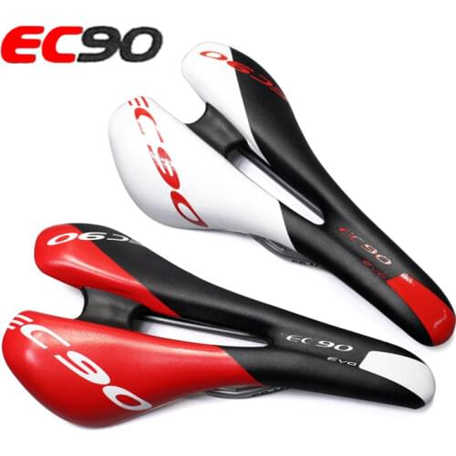 2020 EC90 Bicycle Saddle Bike Seat Men Cycling Cushion Mountain Bike Steel Rail Sillin Cojines Hollow Design Bike Saddle