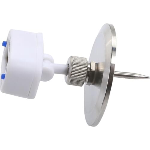 Clamp 3" 76mm OD91mm Thermowell End Cap, connector for sensors diameter 4-8mm , Stainless Steel 304, Silicone Seal