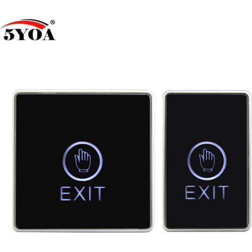 5YOA Push Touch Exit Button Door Eixt Release Button for access Control System suitable for Home Security Protection