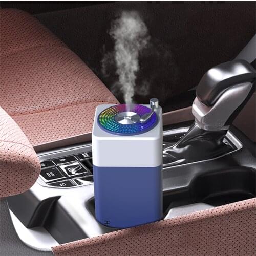 Car Air Humidifier Creativity Phonograph 350mL with LED Light for Auto Armo Home Office Accessories Air Humidifier for Car New