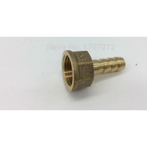 Free shipping copper fitting 12mm Hose Barb x 3/8" inch Female BSP Brass Barbed Fitting Coupler Connector Adapter
