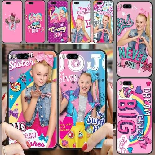 Jojo Siwa Child star Phone case For Xiaomi Mi Max Note 3 A2 A3 8 9 9T 10 Lite Pro Ultra black pretty prime art cell cover trend