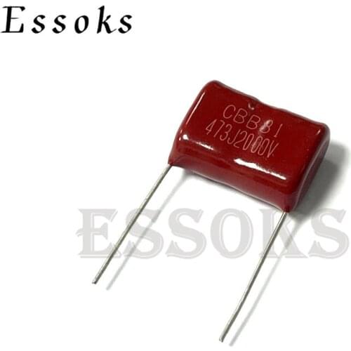 5PCS 2000V473J 0.047UF Pitch 20mm 47NF 2000V 2KV 473 473J CBB Polypropylene film capacitor