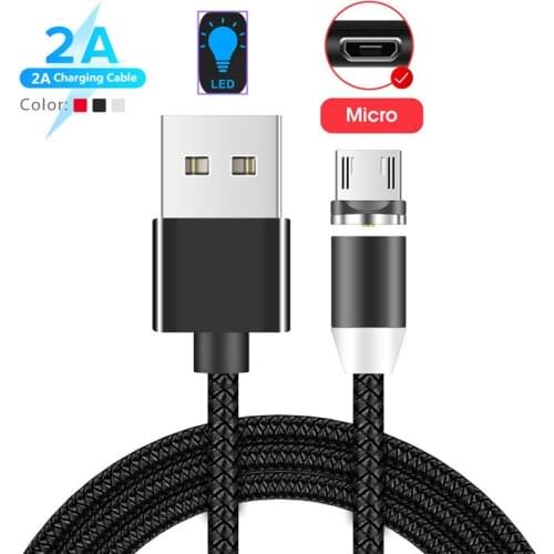 For Huawei P Smart 2019 Y6 Y7 Y5 2018 charger Cable Magnetic Charging Micro usb Cable Honor 7A 8X 9 lite Xiaomi Redmi 9AT 7 5 4X