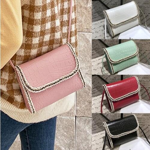 Mini Small Square Bags For Women Hand Designer Luxury Brand Pu Leather Shoulder Bag Work Lady Stone Pattern 2021 Purse#p35