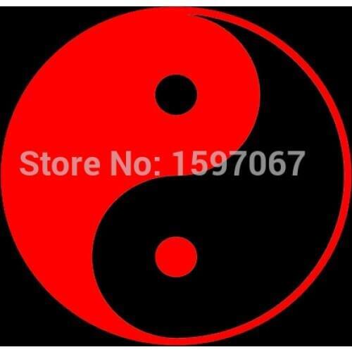 Yin Yang Peace Spiritual Ying Graphic Sticker Vinyl Decal Car Window Door Laptop Kayak 8 Colors