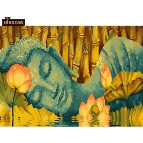 Full Square Diamond Embroidery Lying buddha statue 5D DIY Diamond Painting Picture Of Rhinestone Room Decortion chrismas Gift
