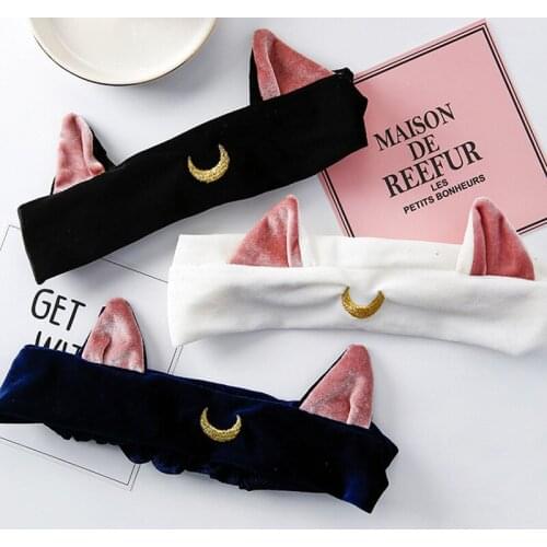 Beautiful Girl Cat Ear Headband Hair Band Face Wash Makeup Yoga Headband Womens Hair Band Hair Accessories