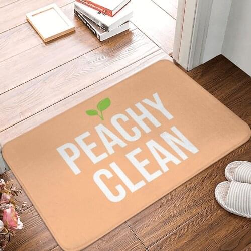 Peachy Clean 1183 Doormat Carpet Mat Rug Polyester Anti-slip Floor Decor Bath Bathroom Kitchen Bedroom 40x60