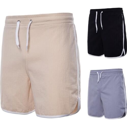SWAGWHAT Newest Summer Fitness Running Casual Shorts Mens Cotton Fashion Style Man Shorts Bermuda Beach Shorts Short Men Male