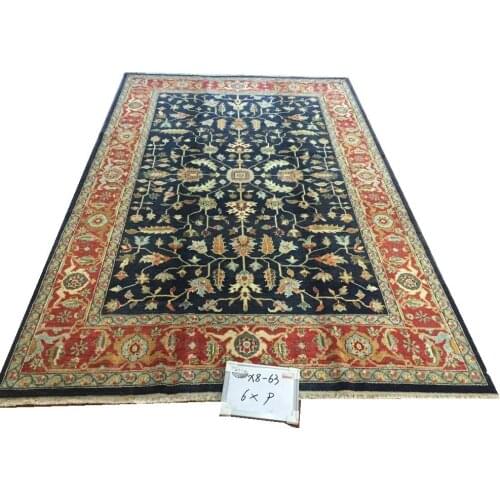 Turkish Rug Antique Chinese Hand-made Wool For Carpets Living Room For Living Room Pattern Museum Serapi Natural Sheep Wool