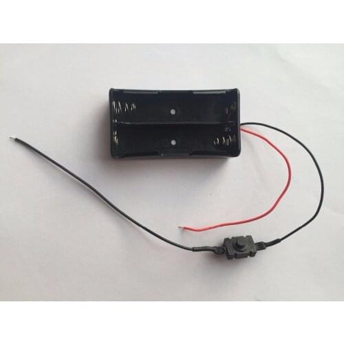 18650 Battery Case Holder 2*18650 Battery Storage Box 2*3.7V with switch
