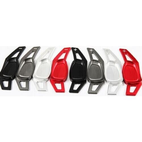 2Pcs GSD Aluminum alloy Car Steering Wheel Shift Paddle Shifter Extension for Audi A5/S5/SQ5 2016 #ZP03