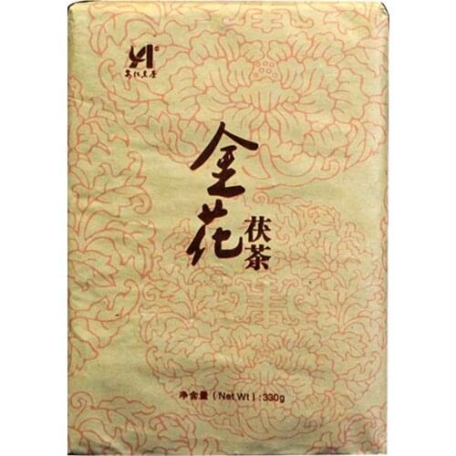 2013 Yr Dark Chinese Tea Anhua Gloden Flower Fu Tea Aged Dark Chinese Tea 330g