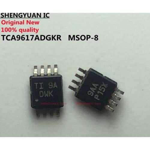 5 pcs/lot TCA9617ADGKR Marking: DWK VSSOP-8 TCA9617A LEVEL-TRANSLATING FM+ I2C BUS REPEATER 100% new imported original