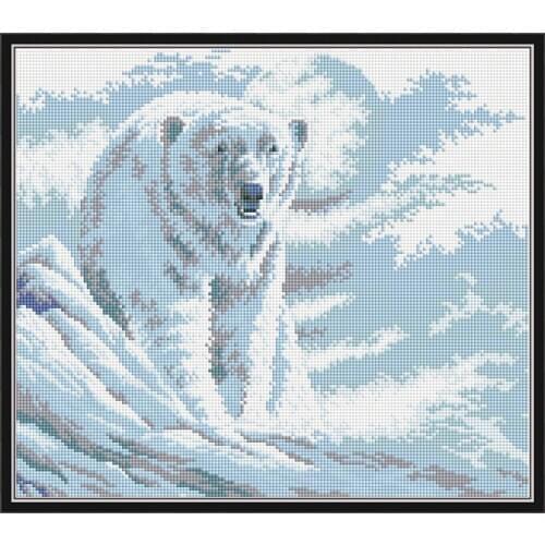 Everlasting Love Polar Bear Chinese 5d Diamond Painting Full Square Christmas Decorations For Home Wedding Decoration Halloween