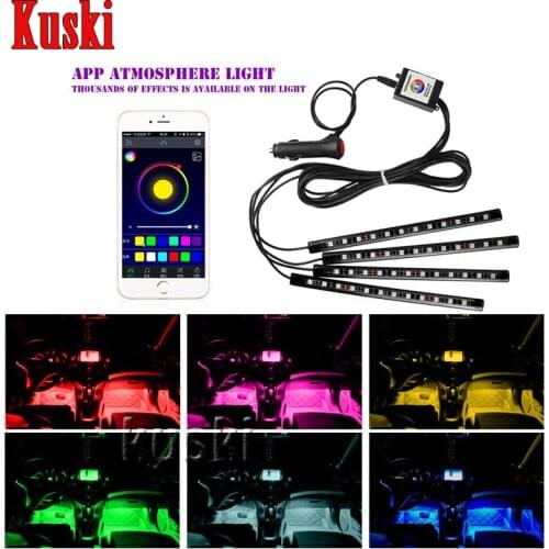 Car Atmosphere Lamp For APP Control For Toyota Corolla Avensis RAV4 Yaris Auris Hilux Prius verso For Buick Excelle Encore