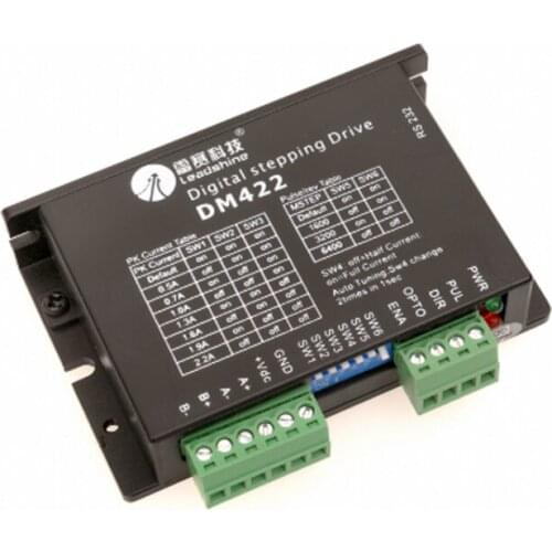 Leadshine 2-phase DM422 Digital Stepper Motor Driver 24-40VDC out 2.2A Fit for NEMA 14 -17 Stepper motor