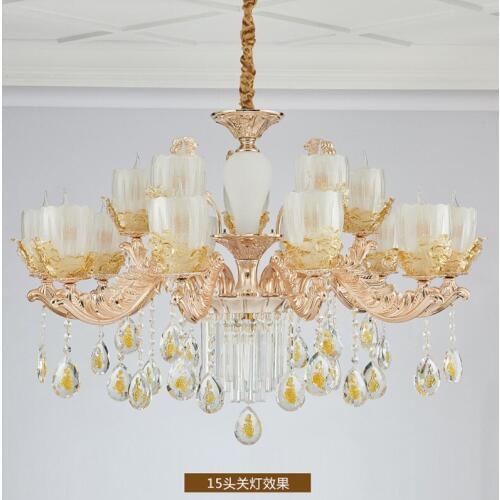 European modern style living room pendant lights led e14 crystal lamp ,lamparas de techo colgante moderna,lights indoor Fixtures