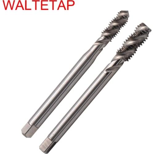 HSSE Metric Long Shank 100MM Spiral Fluted tap M1.6 M2 M2.5 M2.6 M3 M3.5 M4 M5 M6 M8 M10 M12 X0.35 X0.6 X1.5 Screw Thread Taps