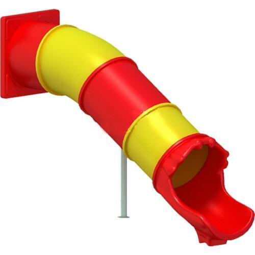 Customized made outdoor/indoor playground slide,1.5m tube plastic slide toys,amusement tube sliding barrel for kids