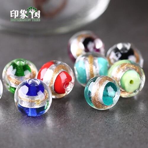 Impression Tree Silver Beads