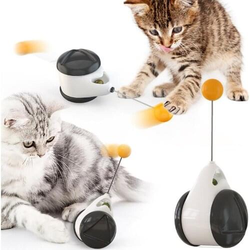 Interactive Cat Toys for Indoor Cats, 360 Degree Self Rotating Ball, Funny Exercise Training Toys for Cat Kitten, 5 Colors