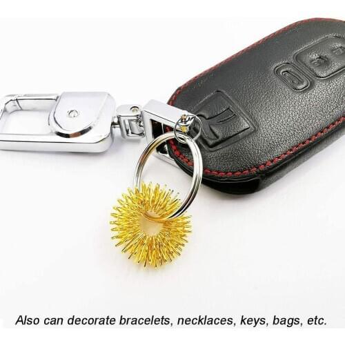 Spiky Sensory Finger Rings Stress Relief Massager Toy Spiky Relief And Finger Anxiety Stress Ring/Acupressure Ring Finger T H7D7