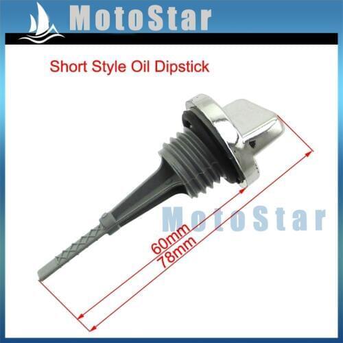 Short Oil Dipstick For 50cc 70cc 90cc 110cc 125cc Lifan YX Zongshen Loncin Pit Dirt Bike ATV Quad Go Kart