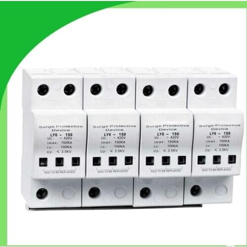 Ly6-150 420V 150ka 4pole Lightning Protection Surge Protective Device