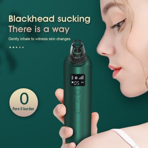 Skin Care Facial Vacuum Suction Blackheads USB Charging Deep Cleansing Nose Acne Cuticle Beauty Instrument + Nano Facial Spray