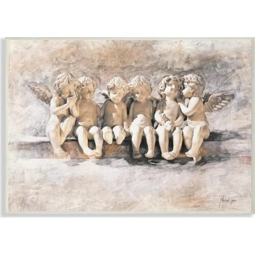 Modular Canvas HD Statue Of Angels Children Prints Pictures Wall Art Painting Home Decor Posters For Living Room No Framework