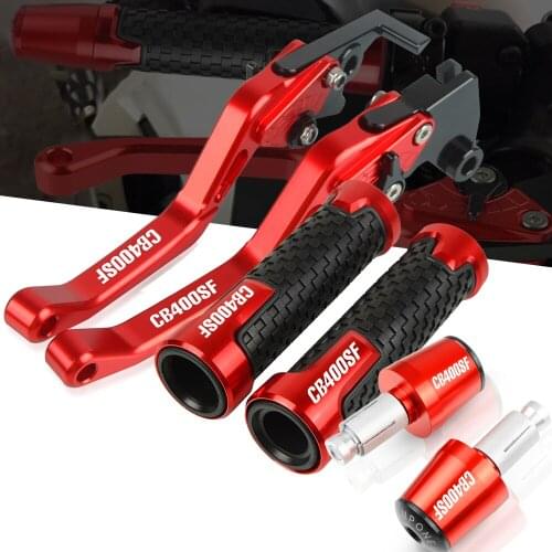 Motorcycle CNC Adjustable Foldable Brake Clutch Lever Handle Grips For HONDA CB400SF CB 400 CB400 SF 1992-1998 1993 1994 1995 96