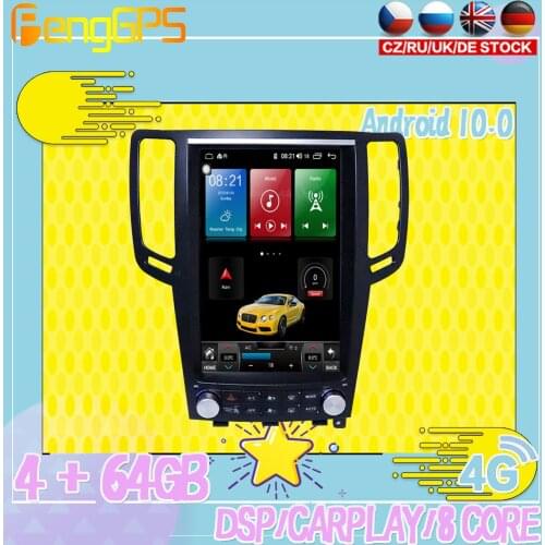 128G Android10 PX6 DSP For Infiniti G25 2004 2013 Car DVD GPS Navigation Auto Radio Stereo Video Multifunction CarPlay HeadUnit