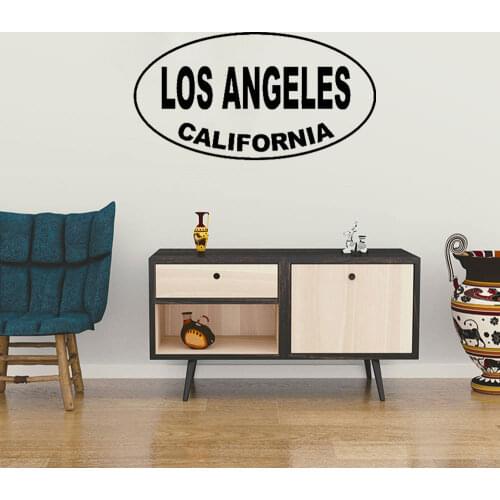 YOYOYU Wall Decal High Quality Los Angeles Wall Sticker Removable Kids Bedroom Poster Creative Interior Home Decor DW4718