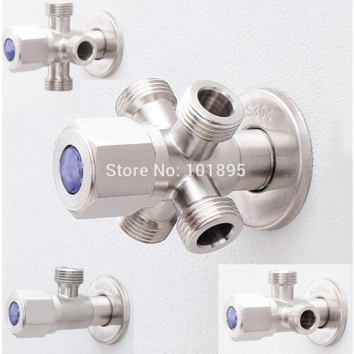 Wall Mounted Half Inch Thread Stainless Steel Material 4 Models of Angle Valve