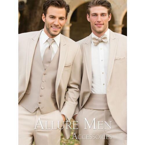Latest Coat Pant Designs Beige Wedding Suits for Men Groomsmen Jacket Slim Fit 3 Piece Tuxedo Custom Suit Prom Blazer Masculino