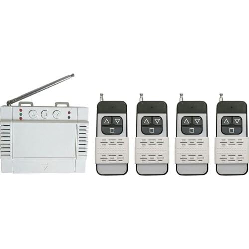 AC220V 250V 380V 2CH 2 CH 40A relay RF Wireless Remote Control shutters tubular motor garage door projection screen blinds