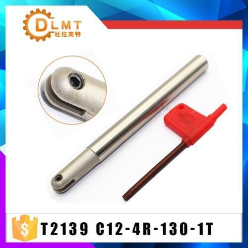 T2139 C12 4R 130 1T copy end mill ball type arbor Alloy Milling High-speed cutting Ball Milling Cutter Clamped Carbide Insert