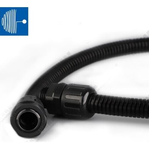 TRIUMPHCABLE Factory direct sales split / closed PA flame retardant corrugated pipe waterproof protective conduit wire sleeve