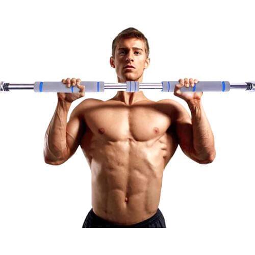1 Pcs Chin push Up Pull Up Training Bar Sport Fitness Doorway with Comfort Grips Adjustable Exercise Equipment Pull-up Movemen