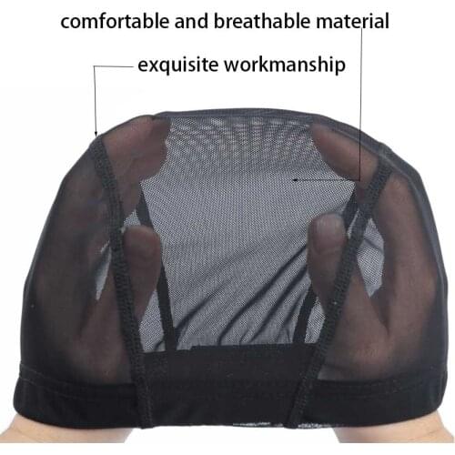 10PC Stretchable Hairnet Spandex Mesh Dome Wig Cap Easier Sew In Hair Stretchable Weaving Cap Weaving Wig Cap