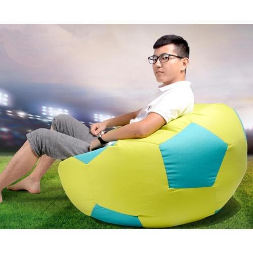 2017 European Cup football lazy sofa 70cm brand soccer sofa activities prizes fabric sofa- 70CM in diameter bean bag, COVER ONLY