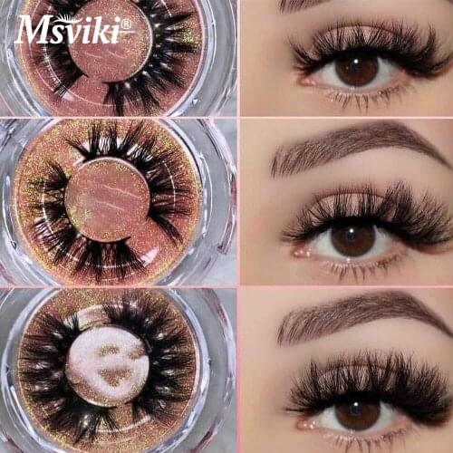 Wholesale Mink Eyelashes 15-18mm 3D Natural Wispy Lashes Bulk Makeup Vendor Fluffy Beauty Reusable Cruelty Free Lash Packge Box
